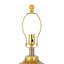 Lampe de table en céramique émaillée brune 21 po Spenser