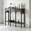Console rétro en bois massif noir-2075527911-2075527928