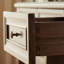 Bureau industriel en bois massif rétro industriel-1814239767