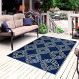 Geometric Navy Indoor / Outdoor Area Rug
