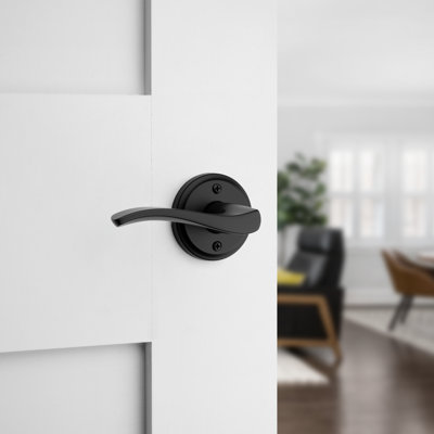 Sedona Privacy (Bed & Bath) Door Lever with Round Rosette Multipack