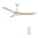Koa 52" Smart Ceiling Fan With Remote, Light Kit Included, Works With Google Assistant And Amazon Alexa,Siri Shortcut.