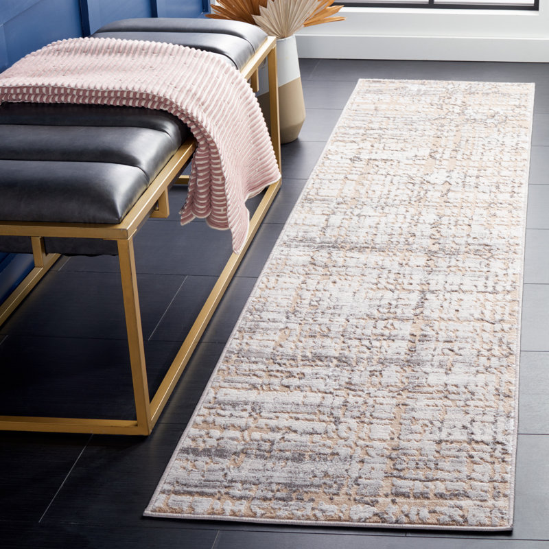 Amelia Performance Abstract Rug, Runner 2' x 8'