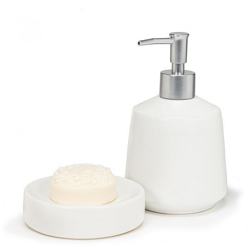Dikmen Bathroom Accessory, Matte White