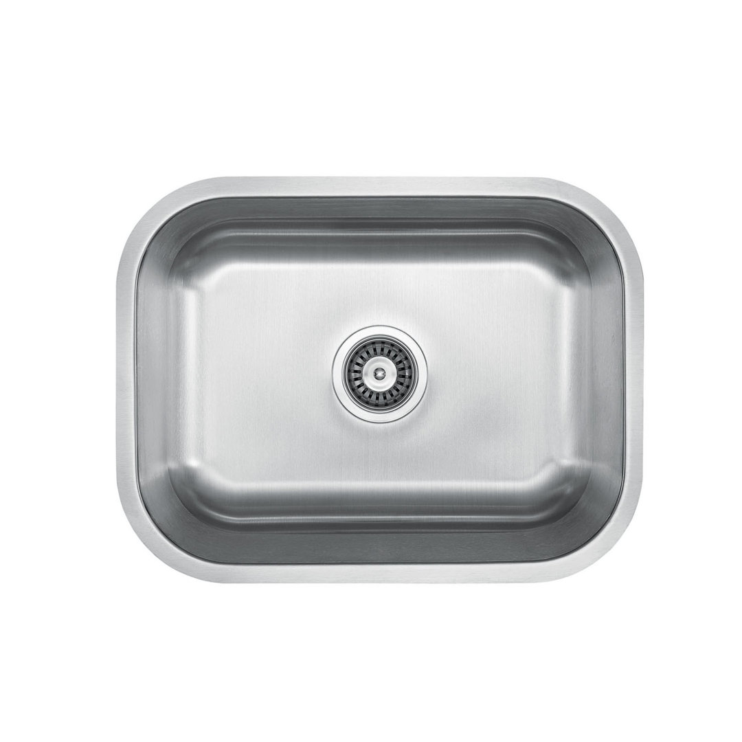 23'' L Undermount Single Bowl Stainless Steel Kitchen Sink Dowell