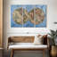 «Ocean Hemispheres», reproduction d'art sur toile-92761009