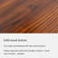 Table de bar rectangulaire rétro et simple en bois massif