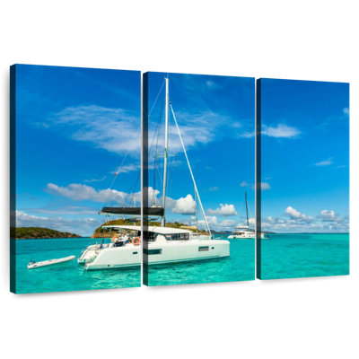 Mehar Tobago Cays Moored Catamarans