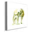 Cheval et poulain - peinture sur toile tendue-84784267