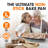 Set of 3 Nonstick Carbon Steel Oven Baking Pans with Stackable Design