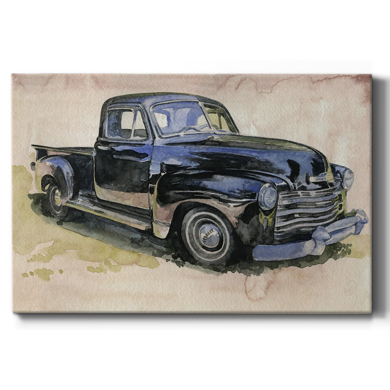 Antique Pickup II-Gallery, toile tendue, H 12 po x l 18 po