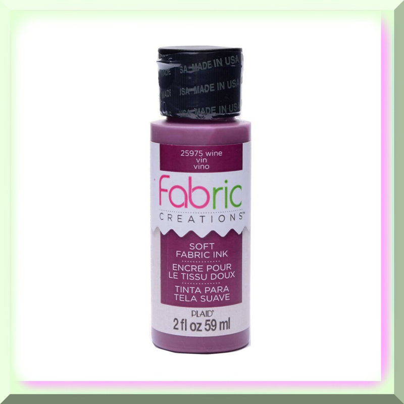 Vibrant Assorted Colors Fabric Ink 2oz, Purple