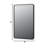 Black Aluminium Frame Bathroom Mirror-1822169381