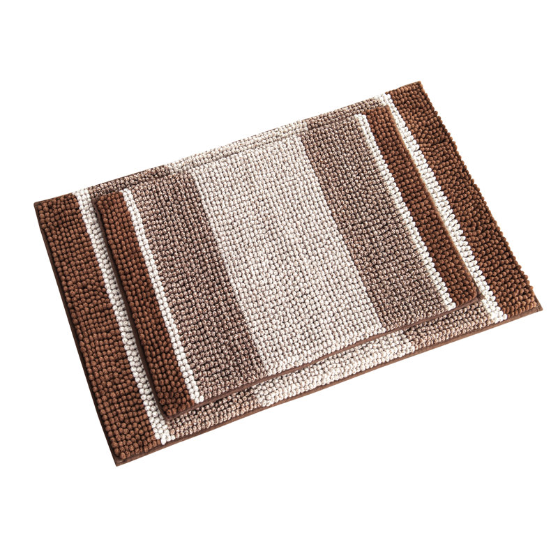 Tapis pour salle de bain Gradient Soft, Café