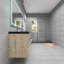 Ensemble de meuble-lavabo double mural 84 po Calarco Kody-510047557