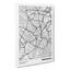 Map Birmingham UK - Wrapped Canvas-61882100