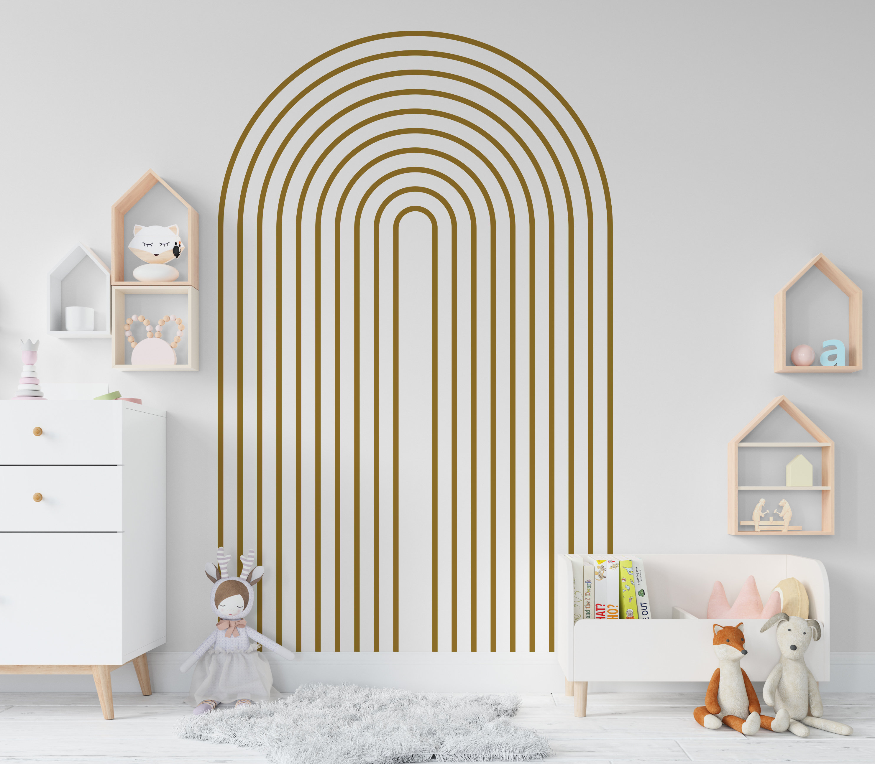 Mercer41 Boho Rainbow Wall Decal Boho Sticker - Wayfair Canada