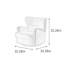 Fauteuil inclinable ergonomique pivotant à 360 °-118005553