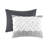 Cotton Comforter Set, 3 Piece, Chenille Tufting, Full/Queen, Gray | Gift Idea-121327796