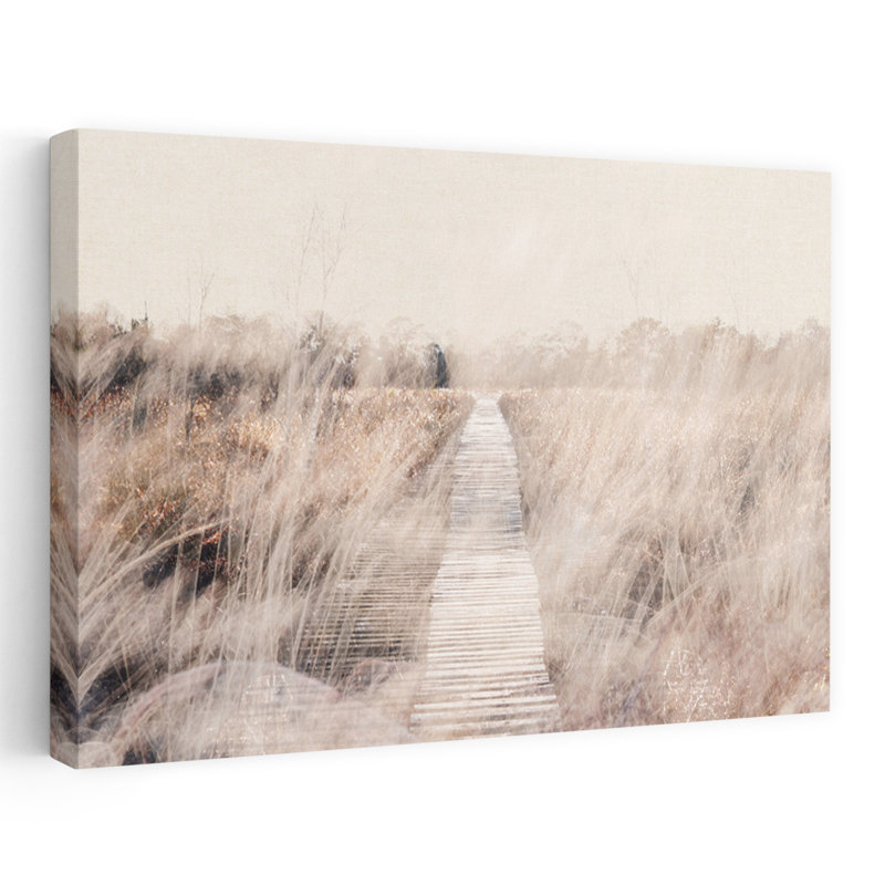Art contemporain, paysage abstrait de rêve, art de la nature, H 16 po x l 24 po