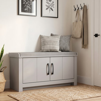 Limestone 2 Door Shoe Storage Bench