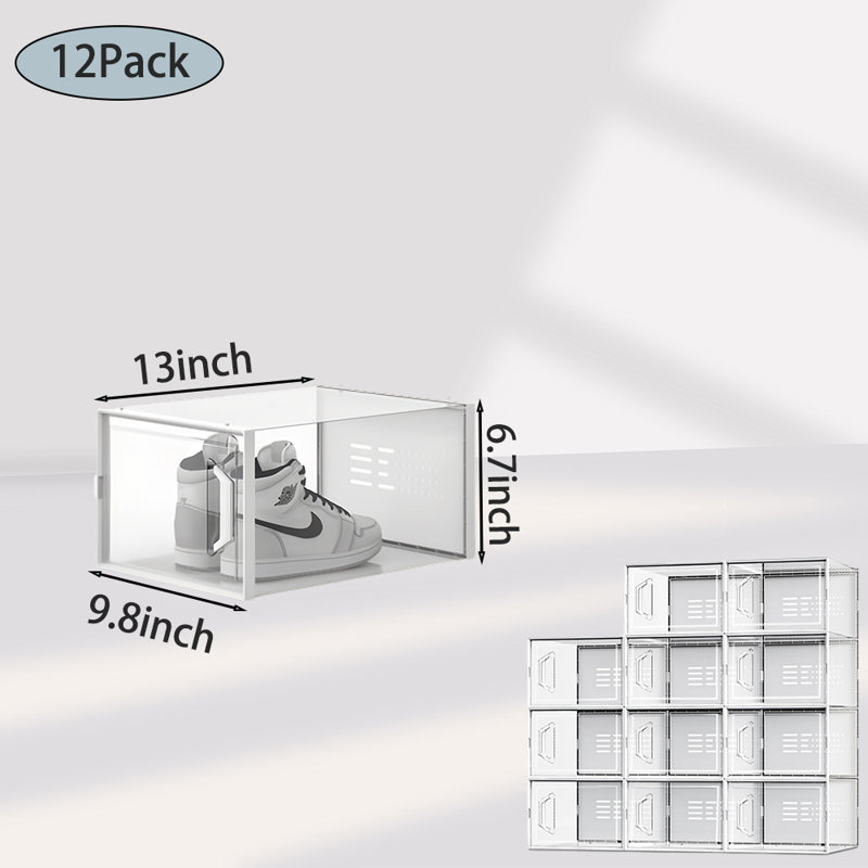Boîte de 12 chaussures pour la maison, le vestibule, la chambre à coucher et la porte