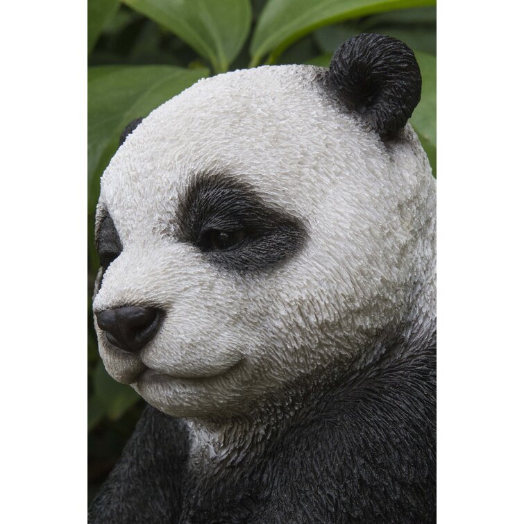 Panda Statue Unique Precisely Detail Eye-catching Mini Panda with