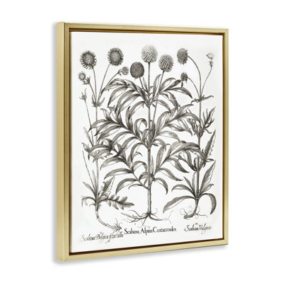 Art mural sur toile flottant avec fleurs rétro