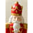 SET OF TWO FAUX CONCRETE CHRISTMAS SOLDIERS