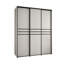 Cannes X 3 Door Steel Wardrobe