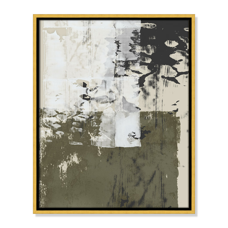 «Reflections In Sage II» par Isabelle Z, Or, H 21,5 po x l 17,5 po
