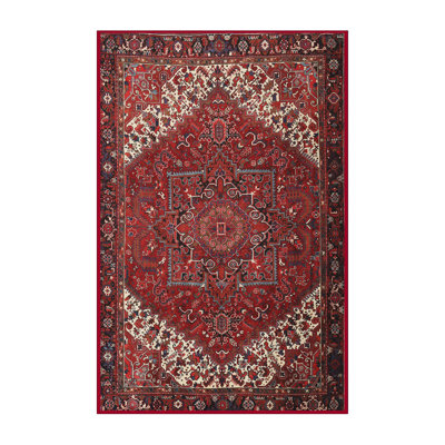 Tapis oriental rouge / rose