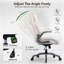 Chaise de bureau moderne pivotante rembourrée-297962272