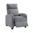 Modern Push Back Recliner Chair Dark Gray Soft Corduroy Upholstery Comfort Solid Wood Living Room Furniture 1Pc-902198130