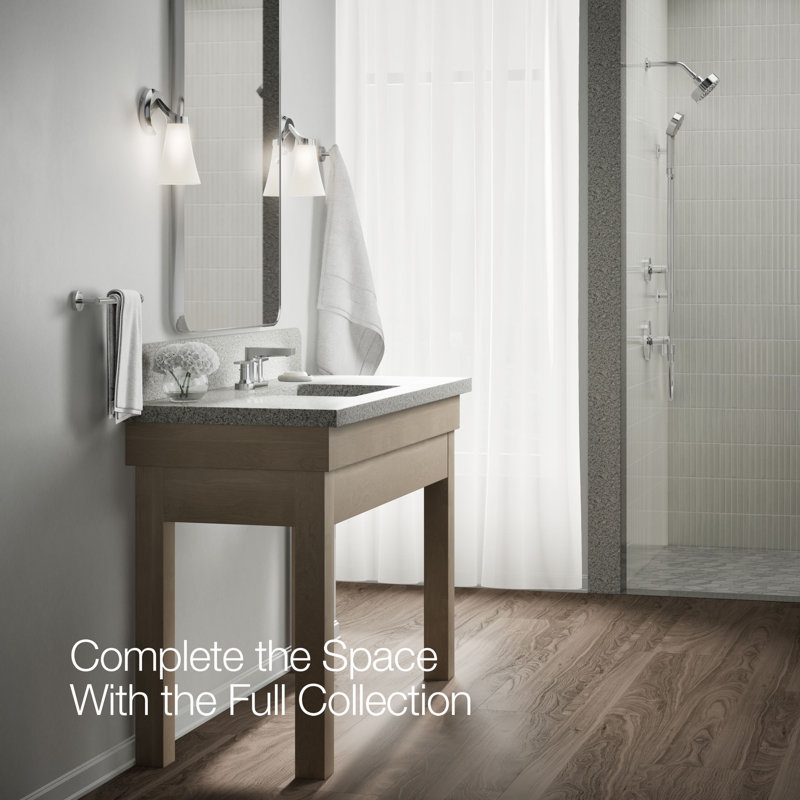 Taut Centerset Bathroom Sink Faucet, Polished Chrome