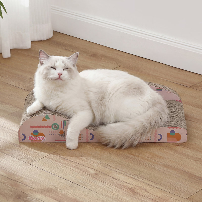 Grattoir pour chat Elmajian, Rose clair / multicolore