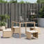 Bay Isle Home? Tabourets de patio avec coussins 4 pièces 15,7 po x 15,7 po x 13,8 po-182342558-182342563