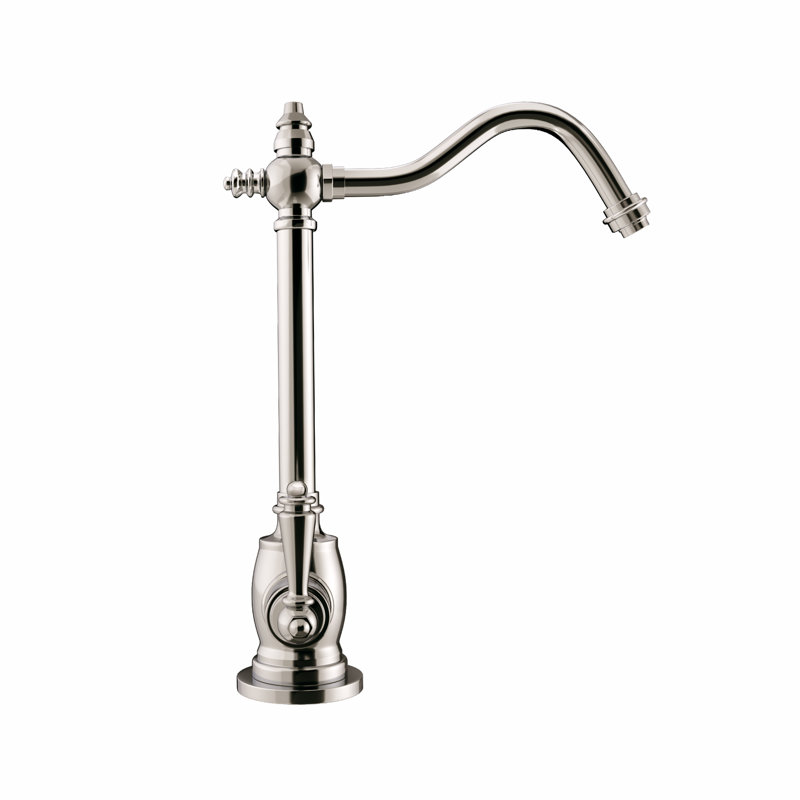 Whitehaus Point of Use Instant Hot Water Drinking Faucet With Traditional Spout, Polished Nickel