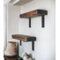 2 Piece Pine Bracket Shelf
