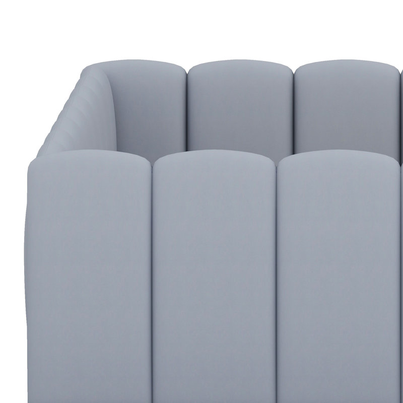 Lit tapissier moderne, Grey