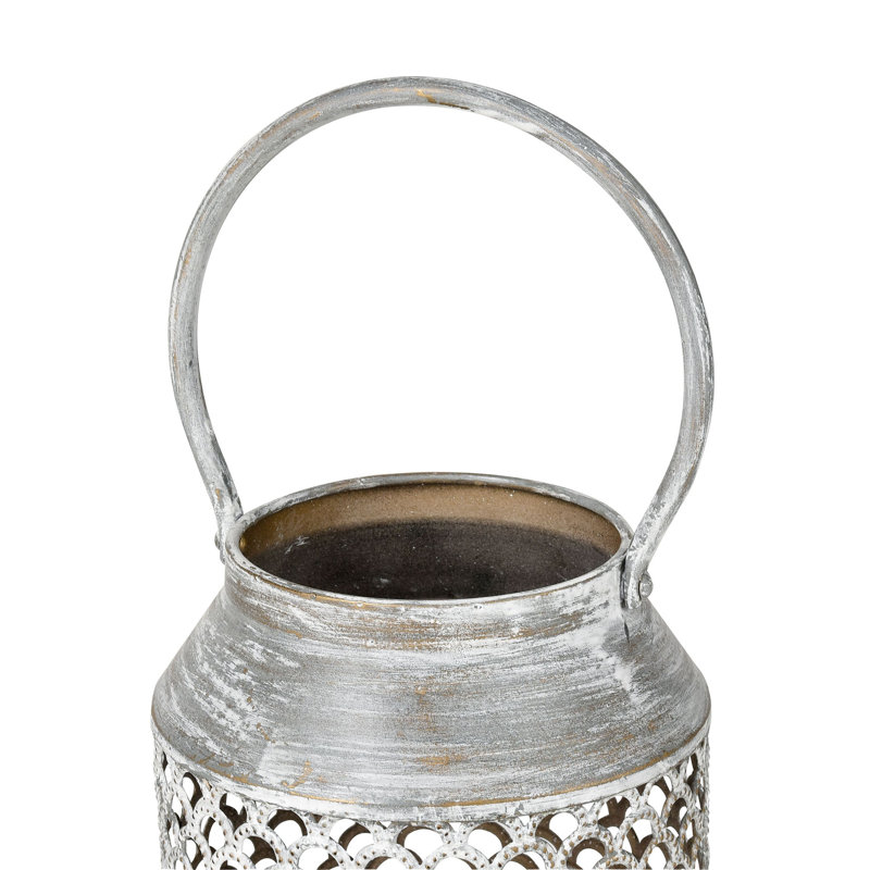 Lanterne Rawmarsh - petite - argent vieilli