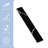 21.25" Black Quartz Stone Vanity Top Side Splash
