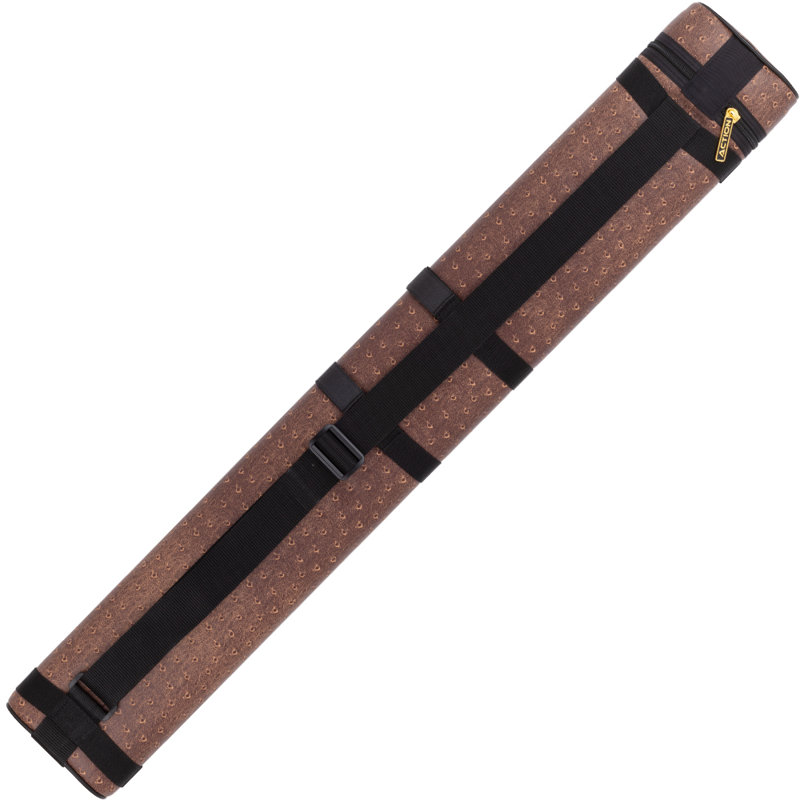 2x4 Oval Hard Pool Cue Case, Brown