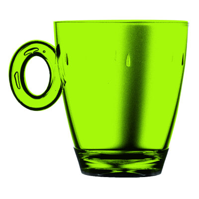 Polycarbonate Mug - 6 Pieces - Onyx