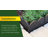 6'' H x 6'' W Black Vinyl Lawn Edging