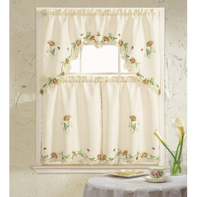 Skipworth Floral Swag Kitchen Curtain