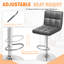Tabouret de bar pivotant à hauteur réglable Stallcup-469825363