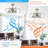 Michaela 30'' Ceiling Fan with LED Lights