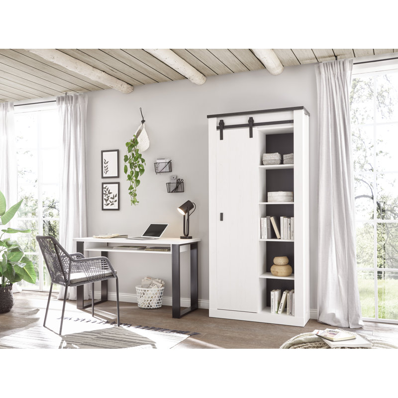 Jackeline 125Cm W Rectangle Desk, White