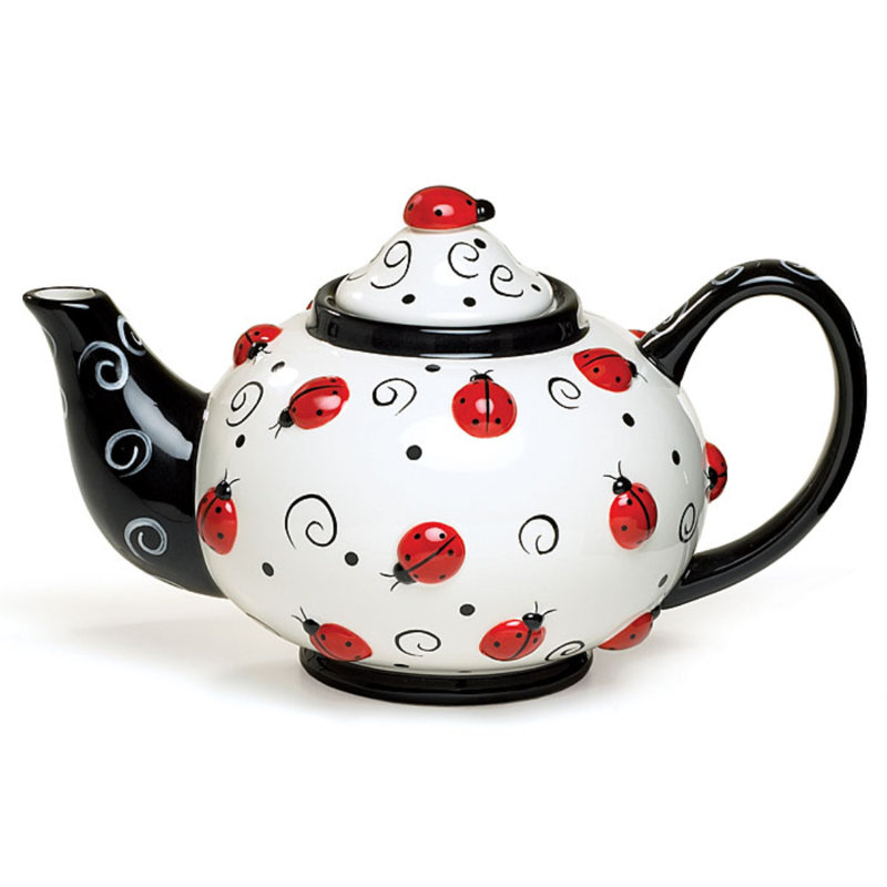 Gracie Oaks Amorita 46oz. Teapot